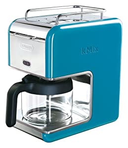 DeLonghi kMix(ケーミックス) ブティック ドリップコーヒーメーカー ブルー 【6杯用】 CMB6-BL(中古品)