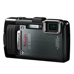 OLYMPUS デジタルカメラ STYLUS TG-830 1600万画素 裏面照射型CMOS 防水性能10m ブラック TG-830 BLK(中古品)