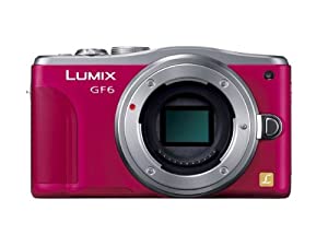 パナソニック ルミックス ミラーレス一眼カメラ ルミックス GF6 ボディ レッド DMC-GF6-R(中古品)