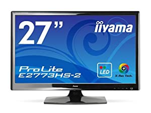 iiyama WLEDバックライト搭載 27型ワイド液晶ディスプレイ ProLite E2773HS-GB2(中古品)の通販は 75,877円