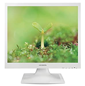I-O DATA 17型スクエア液晶 ブルーライト低減機能付きLEDバックライト採用 白 LCD-AD172SEW(中古品)