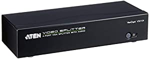 ATEN 4界面 VGA・オーディオ分かちあう器 VS0104(中古品)