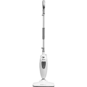 アイリスオーヤマ 除菌 掃除 年末清掃 スチームクリーナー スティックタイプ 消臭 ホワイト STP-201(中古品)