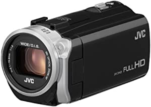 JVCKENWOOD JVC テレビカメラ EVERIO 内蔵記憶装置16GB 黒いこと GZ-E745-B(中古品)