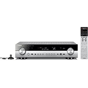 ヤマハ AVレシーバー 5.1ch ネットワーク/ハイレゾ音源対応 チタン RX-S600(H)(中古品)