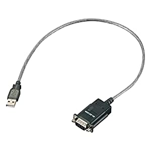 ELECOM USBtoシリアルケーブル USBオス-RS-232C用 UC-SGT1(中古品)