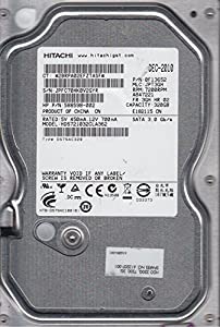 hds721032cla362、PN 0?F13652、MLC jpt3gh、Hitachi 320?GB SATA 3.5ハードドライブ(中古品)
