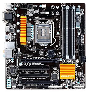 GIGABYTE マザーボード intel H97 LGA1150 micro ATX スタンダードシリーズ GA-H97M-D3H(中古品)