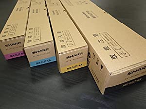 シャープ トナーカートリッジ MX-51JTBA/CA/MA/YA 4色セット 純正品(中古品)