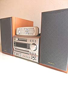 ONKYO オンキヨー（オンキョー）　FR-V77　CD/MDチューナーアンプ　CD/MDコンポ（本体FR-V77とスピーカーD-V77のセット）(中古品