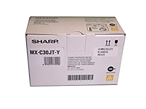 シャープ 複合機 MX-C300W 用 トナー (MX-C30JT-Y) イエロー 国内純正品(中古品)
