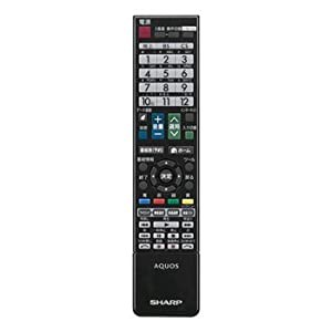 シャープ 液晶テレビ用リモコン RRMCGA961WJSA(0106380350)(中古品)