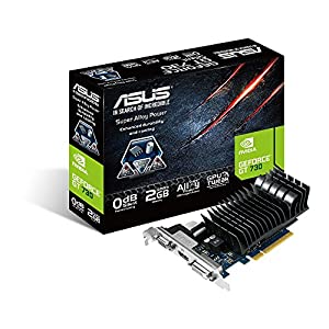ASUS NVIDIA GeForce GT730搭載ビデオカード ファンレス GT730-SL-2GD3-BRK(中古品)