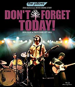 the pillows 25th Anniversary NEVER ENDING STORY “DON'T FORGET TODAY!"2014.10.04 at TOKYO DOME CITY HALL (Blu-ray)(中古