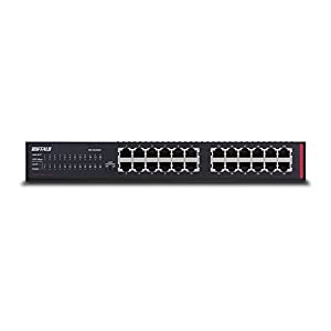 BUFFALO レイヤー2 Giga アンマネージスイッチ 24ポート BS-GU2024(中古品)