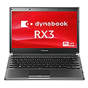 東芝 dynabook RX3 TN266E/3HD PPR3TN6E4FRNM (Win7Pro/Ci5-2.67GHz/メモリ-4GB/HDD-160GB/DVD-Sマルチ/13.3インチ/wi-fi)(中古 