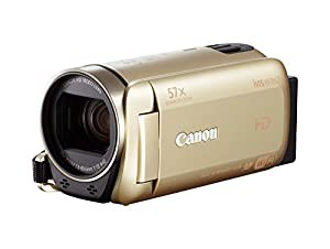 Canon デジタルビデオカメラ iVIS HF R62 光学32倍ズーム ベージュ IVISHFR62BG(中古品)