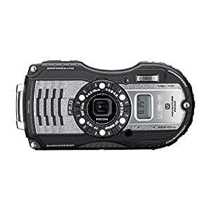 RICOH 防水デジタルカメラ WG-5GPS ガンメタリック 防水14m耐ショック2.2m耐寒-10度 RICOH WG-5GPS GUNMETAL 04651(中古品)