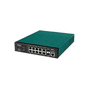パナソニックESネットワークス PoE Plus対応 10ポートL2スイッチングハブ Switch-M8eGLPWR+ PN28088(中古品)