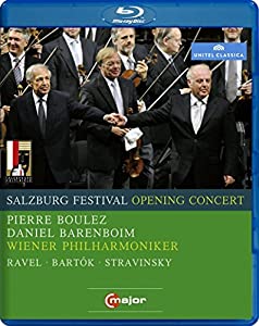その他 Salzburg Festival Opening Concert [Pierre Boulez, Daniel Barenboim; Vienna Philharmonic Orchestra] [C MAJOR ENTERTAINMENT] [Blu-ray] Salzburg Festival Opening Concert [Pierre Boulez, Daniel