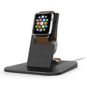 【日本正規代理店品】Twelve South HiRise for Apple Watch (デスクトップ充電スタンド) ブラック TWS-ST-000035(中古品)