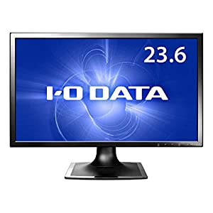 I-O DATA 23.6型ワイド液晶ディスプレイ (ブルーライト低減/フルHD解像度/HDMI端子を搭載)LCD-MF244XB(中古品)