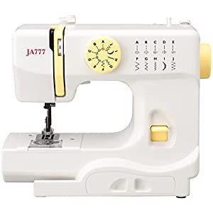 JANOME コンパクト電動ミシン フットスイッチ付き JA777(中古品)