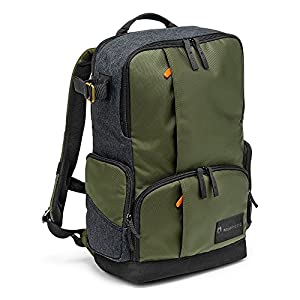 Manfrotto カメラリュック Streetコレクション 12L 15インチPC収納可 三脚取り付け可 撥水素材 カーキ MB MS-BP-IGR(中古品)