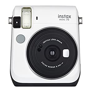 FUJIFILM インスタントカメラ チェキ instax mini70 ホワイト INS MINI 70 WHITE(中古品)