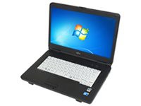 中古ノート FUJITSU LIFEBOOK A550/A 【 OS:Windows7 Professional(32bit) 】 【メモリ2GB】 【Core i3】 【HDD160GB】 【 形状: