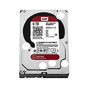 WD Red 6TB NAS Hard Drive: 1 to 8-bay RAID Hard Drive: 3.5-inch SATA 6 Gb/s, IntelliPower, 64MB Cache WD60EFRX [並行輸入