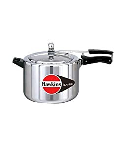 HAWKINS?lassic CL8T 8-Liter New Improved Aluminum Pressure Cooker, Small, Silver by HAWKINS [並行輸入品](中古品)の通販は