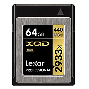 Lexar Professional 2933x XQD 2.0カード 64GB (最大読込 440MB/s、最大書込 400MB/s)[国内正規品] 無期限保証 LXQD64GCRBJP2933