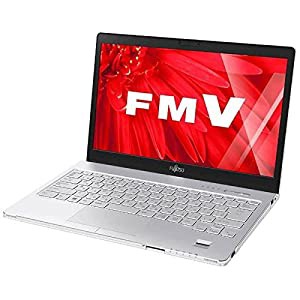 富士通 13.3型ノートパソコン FMV LIFEBOOK SH55/W（Office Home＆Business Premium プラス Office 365） FMVS55WWP(中古品)