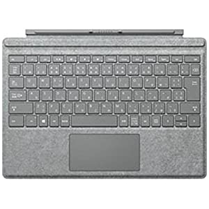 マイクロソフト 【純正】 Surface Pro 4用 Signature タイプカバー グレー アルカンターラ素材 Alcantara QC7-00107(中古品)