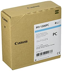 canon キヤノン 大判プリンタ インクタンク PFI-1300 PC フォトシアン 330ml(中古品)