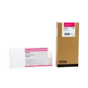 エプソン（EPSON） インクカートリッジ ビビッドマゼンタ 350ml （PX-H10000／H8000用） ICVM57(中古品)