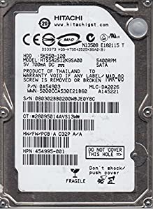 HTS542512K9SA00, PN 0A54903, MLC DA2026, Hitachi 120GB SATA 2.5 Hard Drive [並行輸入品](中古品)