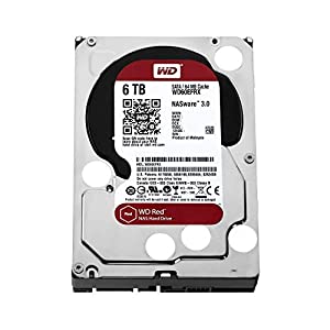 WD wd60efrx 6tb NAS 5.4?K-5.7?K SATA 6?Gb/s 64?MBキャッシュ3.5?"ホワイトラベルHDD(中古品)