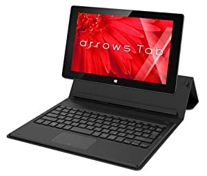 【Windows 10】富士通 fujitsu FMV arrows Tab QH30/W ブラック タブレット Atom 64GB(eMMC) メモリ：2GB 10.1インチ 1280*800  の通販は