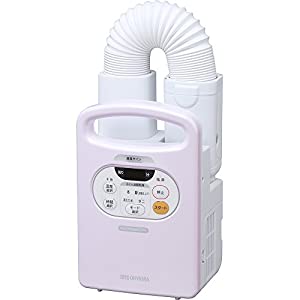 アイリスオーヤマ 布団乾燥機 カラリエ 温風機能付 マット不要 布団1組・靴1組対応 ピンク FK-C2-P(中古品)