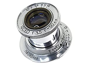 ※オールドレンズ※FED INDUSTAR-10 50mm/f3.5 on FED2沈胴式レンズ Lマウント オーバーホール済み(中古品)