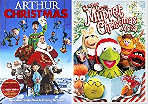 Muppets Christmas movie DVD &amp; Arthur Christmas Operation Santa Clause Holiday Movie Set(中古品)