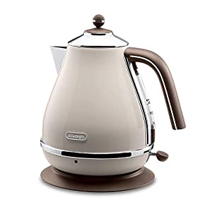 デロンギ(DeLonghi) ? 電気ケトル アイコナ・ヴィンテージ ?ドルチェベージュ 1.0L ?KBOV1200J-BG(中古品)
