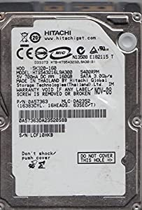 HTS543216L9A300, PN 0A57363, MLC DA2352, Hitachi 160GB SATA 2.5 Hard Drive [並行輸入品](中古品)