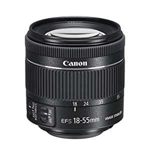 Canon 標準ズームレンズ EF-S18-55mm F4.0-5.6IS STM APS-C対応(中古品)
