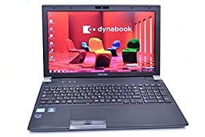 SSD搭載 Windows7 薄型ノートパソコン 東芝 dynabook R752/F Core i5 3320M(2.60GHz) メモリ4G マルチ WiFi Webカメラ USB3.0(中