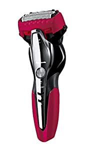 パナソニック ラムダッシュ メンズシェーバー 3枚刃 お風呂剃り可 赤 ES-ST8P-R(中古品)