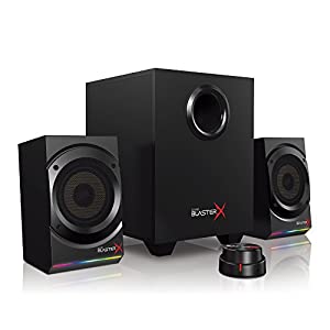 Sound BlasterX Kratos S5 最大出力120W USB接続/アナログ接続 対応 2.1 チャンネル ゲーミング スピーカー 最大24bit/96kHz ハ
