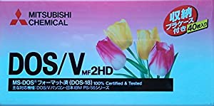 三菱化学　3.5インチ2HDフロッピーディスク　Windowsフォーマット 40枚入り　M40MF2HDVP(中古品)